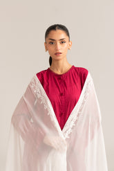 1 Piece Chiffon Embroidered Dupatta (FD0012)